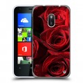 Дизайнерский пластиковый чехол для Nokia Lumia 620 Розы