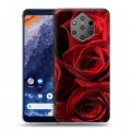 Дизайнерский силиконовый чехол для Nokia 9 PureView Розы