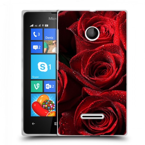Дизайнерский пластиковый чехол для Microsoft Lumia 435 Розы