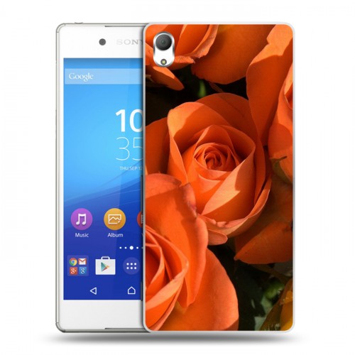 Дизайнерский пластиковый чехол для Sony Xperia Z3+ Розы