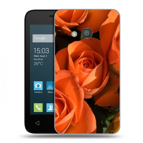 Дизайнерский пластиковый чехол для Alcatel One Touch Pixi 4 (4) Розы