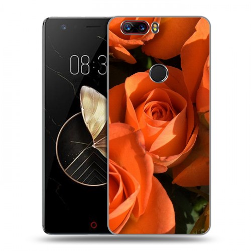 Дизайнерский пластиковый чехол для ZTE Nubia Z17 Розы