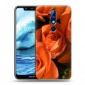 Дизайнерский пластиковый чехол для Nokia 5.1 Plus Розы