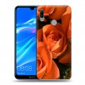 Дизайнерский пластиковый чехол для Huawei Y6 (2019) Розы