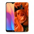 Дизайнерский силиконовый с усиленными углами чехол для Xiaomi RedMi 8A Розы