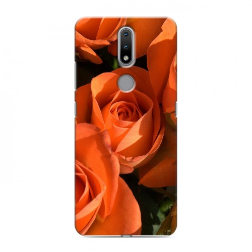 Дизайнерский силиконовый чехол для Nokia 2.4 Розы