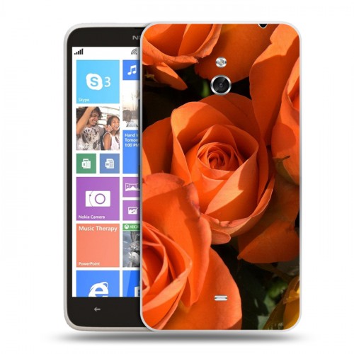 Дизайнерский пластиковый чехол для Nokia Lumia 1320 Розы