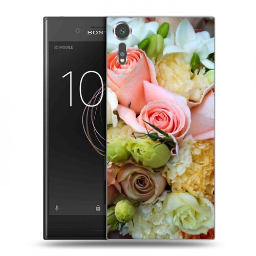 Дизайнерский пластиковый чехол для Sony Xperia XZs Розы