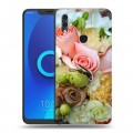 Дизайнерский силиконовый чехол для Alcatel 5V Розы