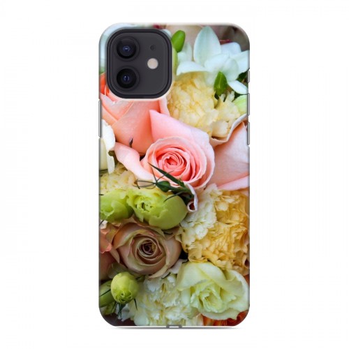 Дизайнерский силиконовый чехол для Iphone 12 Розы