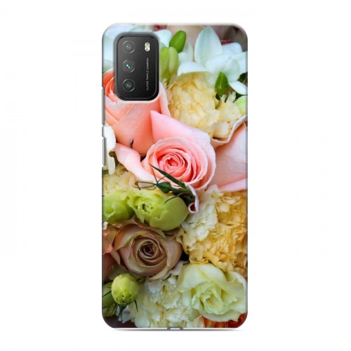Дизайнерский пластиковый чехол для Xiaomi Poco M3 Розы