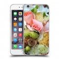 Дизайнерский силиконовый чехол для Iphone 6 Plus/6s Plus Розы