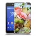 Дизайнерский пластиковый чехол для Sony Xperia E4g Розы