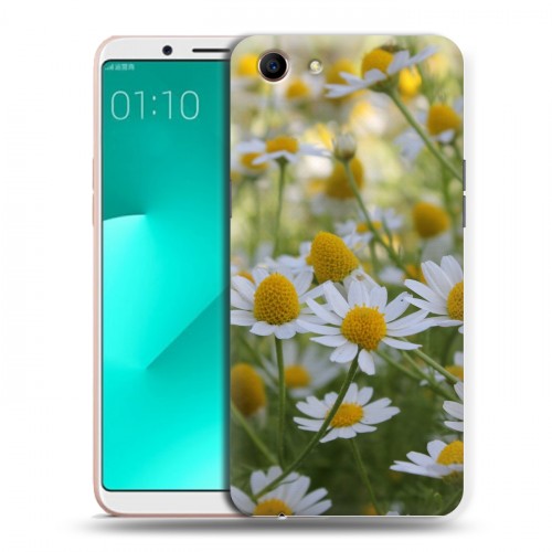 Дизайнерский пластиковый чехол для OPPO A83 Ромашки