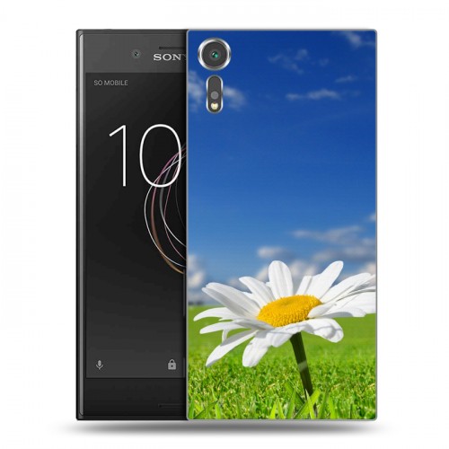 Дизайнерский пластиковый чехол для Sony Xperia XZs Ромашки