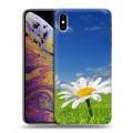 Дизайнерский силиконовый чехол для Iphone Xs Max Ромашки