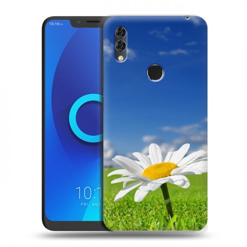 Дизайнерский силиконовый чехол для Alcatel 5V Ромашки