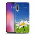 Дизайнерский силиконовый с усиленными углами чехол для Xiaomi Mi9 Ромашки