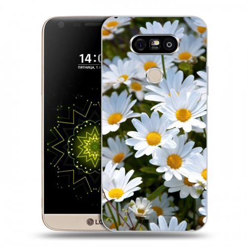 Дизайнерский пластиковый чехол для LG G5 Ромашки