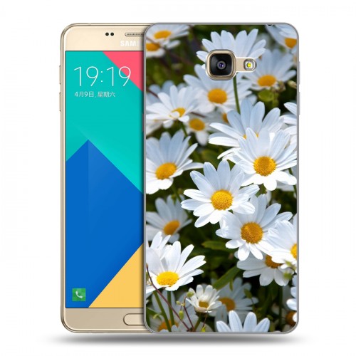 Дизайнерский силиконовый чехол для Samsung Galaxy A9 Ромашки