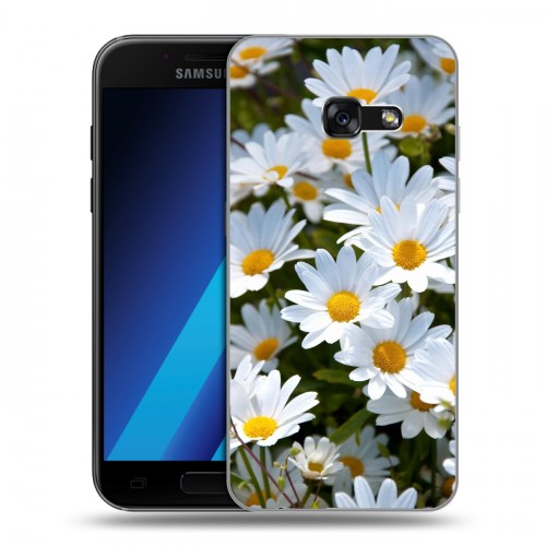 Дизайнерский силиконовый чехол для Samsung Galaxy A7 (2017) Ромашки