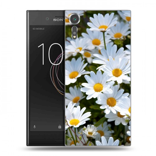 Дизайнерский пластиковый чехол для Sony Xperia XZs Ромашки