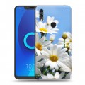 Дизайнерский силиконовый чехол для Alcatel 5V Ромашки