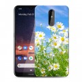 Дизайнерский силиконовый чехол для Nokia 3.2 Ромашки