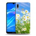 Дизайнерский пластиковый чехол для Huawei Y6 (2019) Ромашки