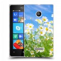 Дизайнерский пластиковый чехол для Microsoft Lumia 435 Ромашки