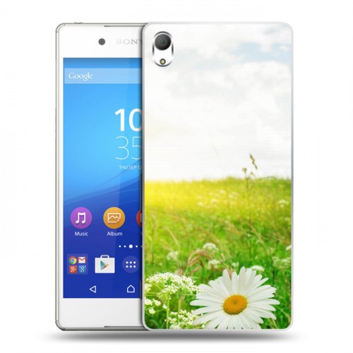 Дизайнерский пластиковый чехол для Sony Xperia Z3+ Ромашки