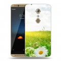 Дизайнерский пластиковый чехол для ZTE Axon 7 Ромашки