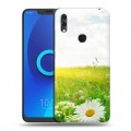 Дизайнерский силиконовый чехол для Alcatel 5V Ромашки