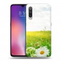 Дизайнерский силиконовый с усиленными углами чехол для Xiaomi Mi9 Ромашки