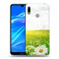 Дизайнерский пластиковый чехол для Huawei Y6 (2019) Ромашки