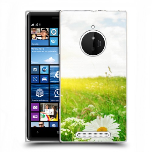 Дизайнерский пластиковый чехол для Nokia Lumia 830 Ромашки