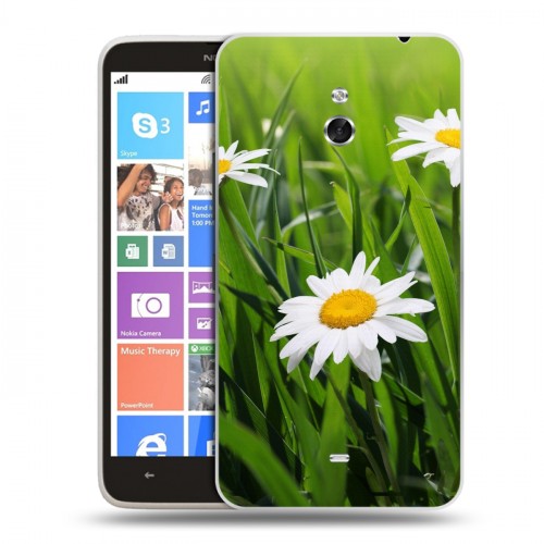 Дизайнерский пластиковый чехол для Nokia Lumia 1320 Ромашки