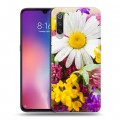 Дизайнерский силиконовый с усиленными углами чехол для Xiaomi Mi9 Ромашки