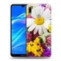 Дизайнерский пластиковый чехол для Huawei Y6 (2019) Ромашки