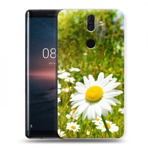 Дизайнерский пластиковый чехол для Nokia 8 Sirocco Ромашки