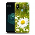 Дизайнерский силиконовый чехол для Xiaomi Mi A2 Ромашки