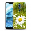 Дизайнерский силиконовый чехол для Nokia 5.1 Plus Ромашки