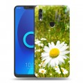 Дизайнерский силиконовый чехол для Alcatel 5V Ромашки