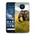 Дизайнерский силиконовый чехол для Nokia 8.3 Слоны