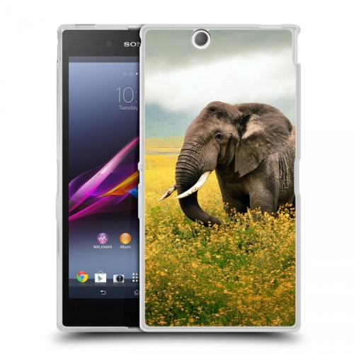 Дизайнерский пластиковый чехол для Sony Xperia Z Ultra  Слоны