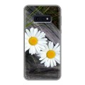 Дизайнерский силиконовый чехол для Samsung Galaxy S10e Ромашки