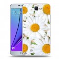 Дизайнерский пластиковый чехол для Samsung Galaxy Note 2 Ромашки