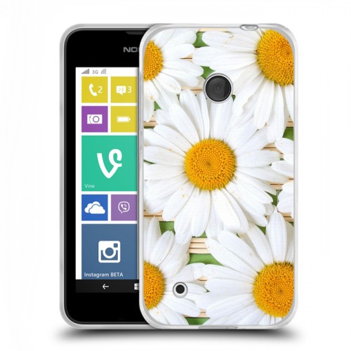 Дизайнерский пластиковый чехол для Nokia Lumia 530 Ромашки