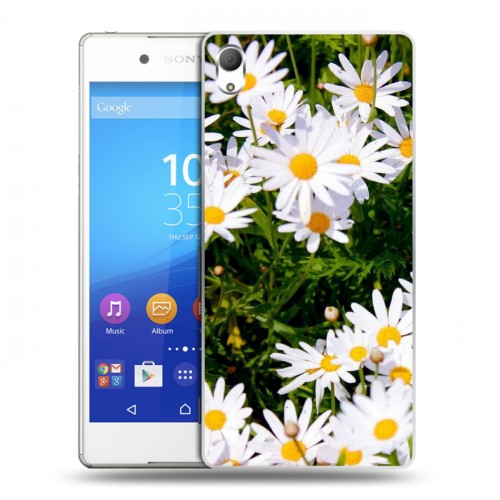 Дизайнерский пластиковый чехол для Sony Xperia Z3+ Ромашки