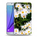 Дизайнерский пластиковый чехол для Samsung Galaxy Note 2 Ромашки